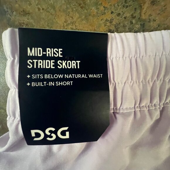 DSG Women's Mid-Rise‎ Stride Skort, Medium, Purple - Picture 5 of 9